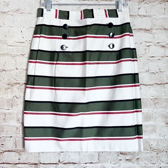 Nine West striped pencil skirt career - Picture 1 of 7
